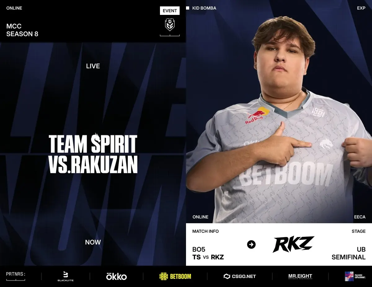 Team Spirit  y Aurevia avanzan mientras se reduce el campo de playoffs de la MCC Season 8 - Noticias Esports
