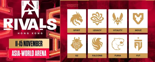 BLAST Rivals Hong Kong 2026 comienza con Vitality vs Falcons