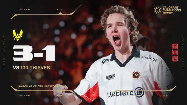 Vitality se recupera contra  100 Thieves  para alcanzar la gran final de Champions