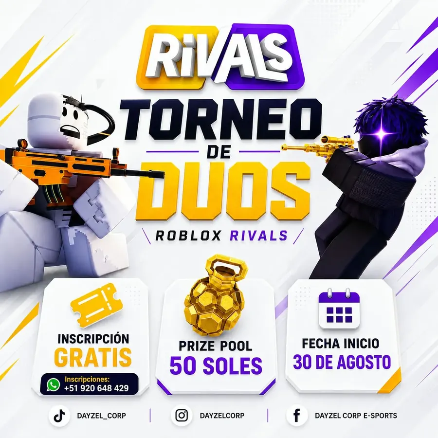 TORNEO ROBLOX RIVALS 2vs2