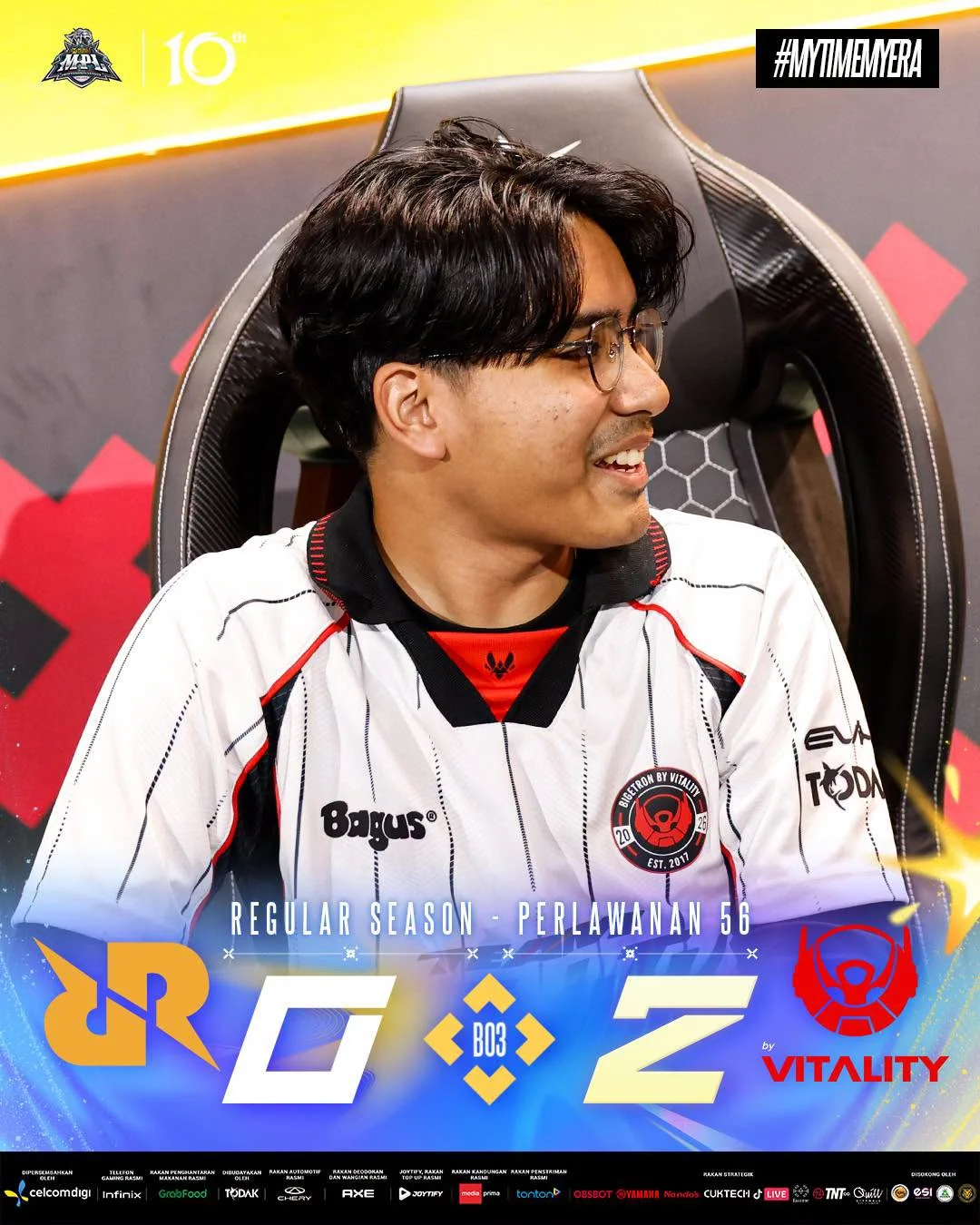 AC Esports  upset  Team Vamos  ya que Bigetron MY terminó con una barrida